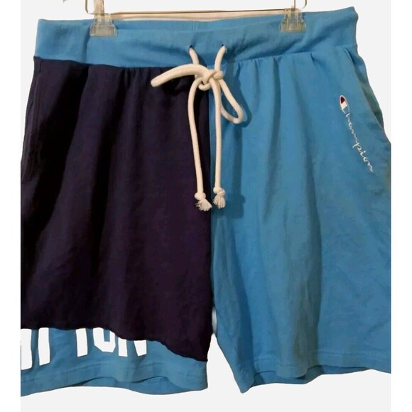 Champoin Men's Reverse Weave Sweat Short Active Blue Atlantic Lace-up Size 2XL - Picture 2 of 6